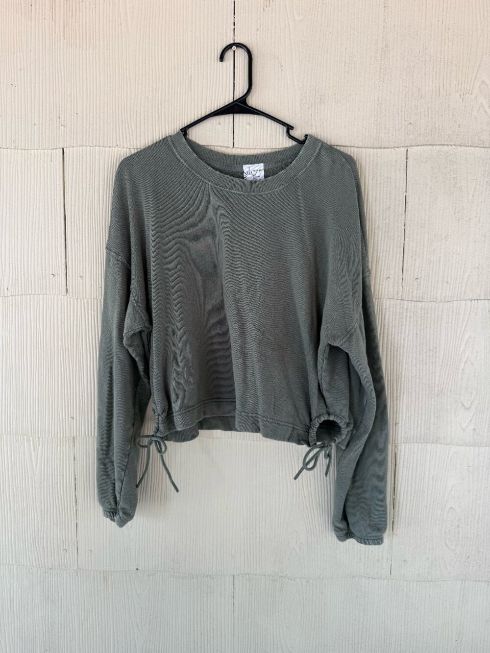 OFFLINE by Aerie Weekend Side Tie Cinch Sweatshirt